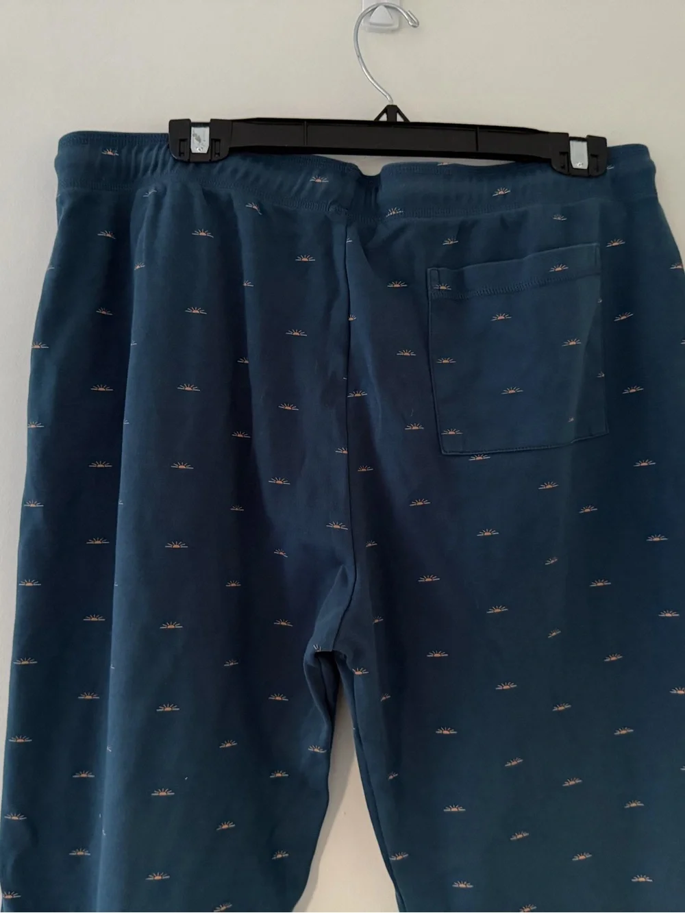 Faherty x Roller Rabbit Simon Blue Mini Wave Pajama Pants Mens Size XL Lounge
